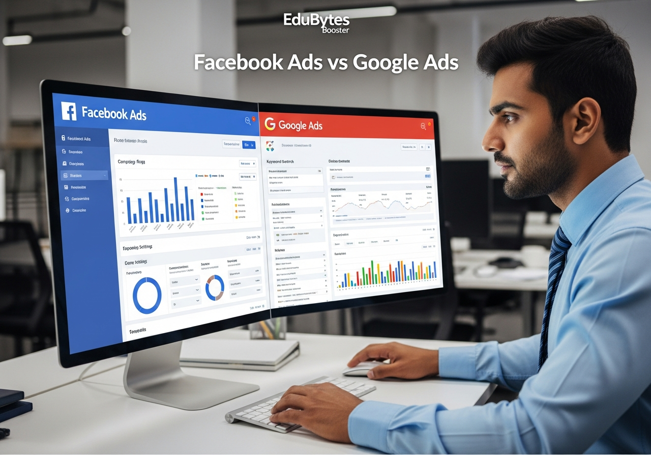 Indian Professional managing paid ad campaigns Indian Professional managing paid ad campaigns