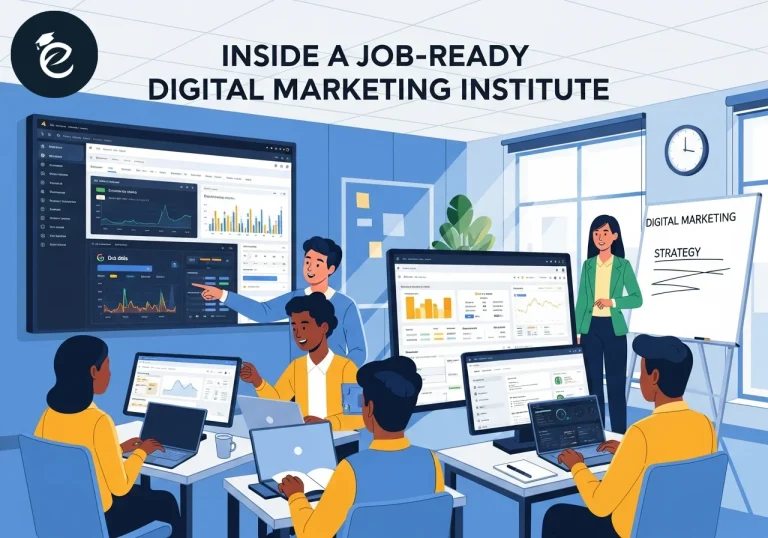 Practical digital marketing training at Edubytes Booster